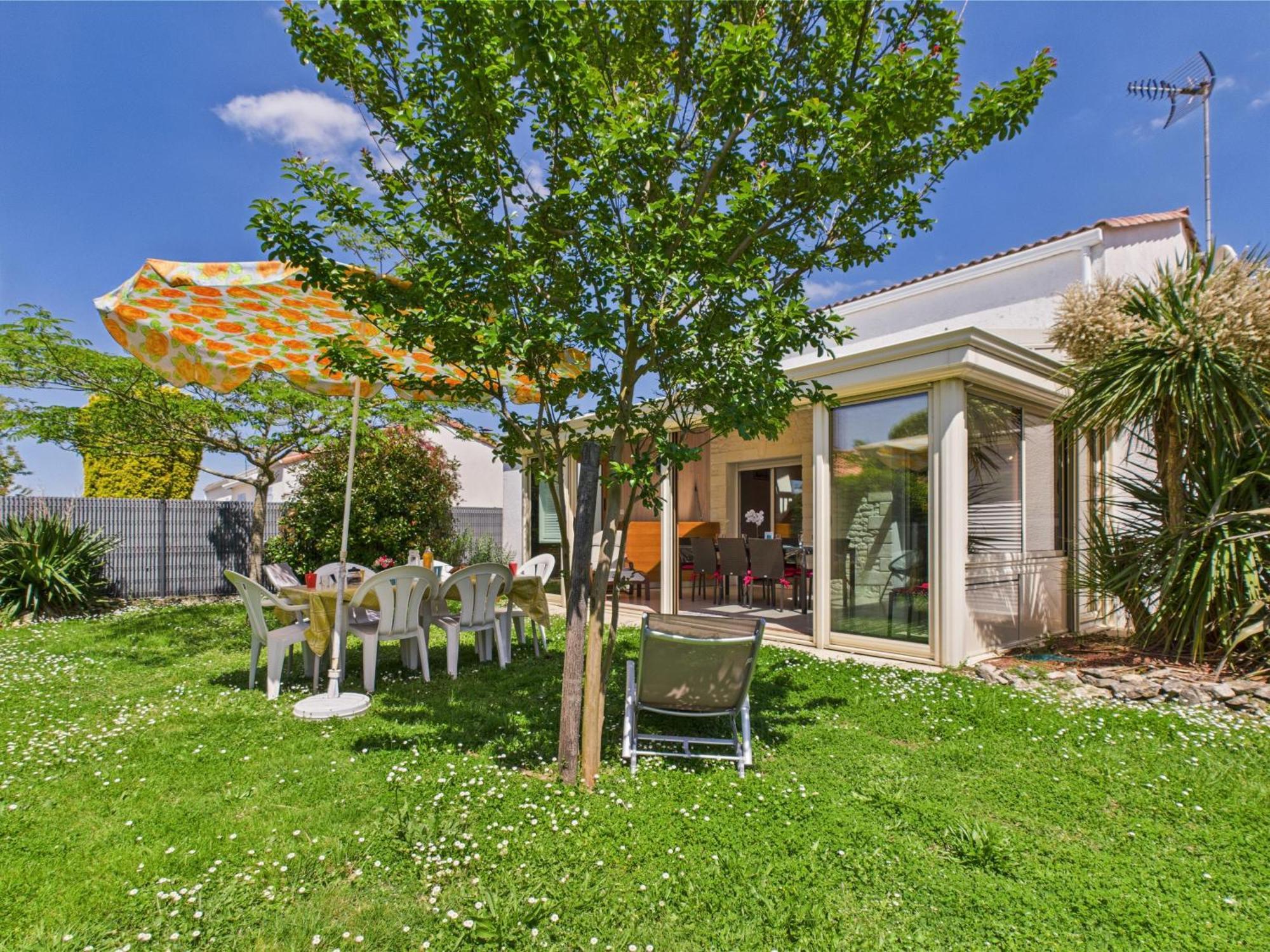 Maison Pour 8 - 5Min De La Plage - Jardin & Veranda Longeville-sur-Mer Exterior foto